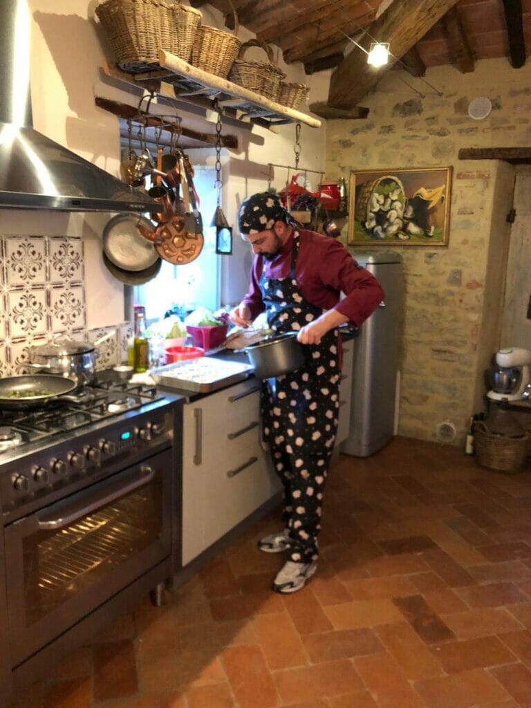 madlavningskursus privat kok Italien